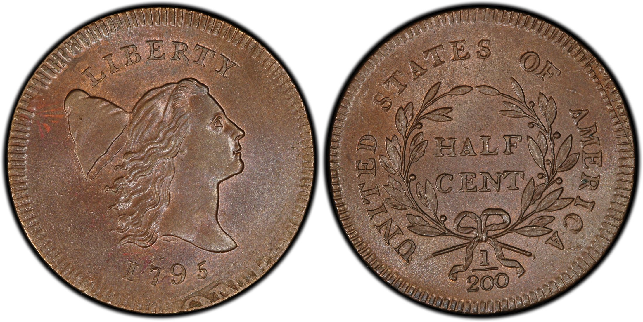 1795 half cent