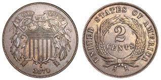 1870 2 Cent Coin Value